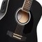 Ashthorpe Full-Size Dreadnought Acoustic Electric Guitar Package with 10 Watt Amp